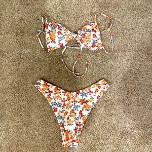 SHEIN floral bikini set